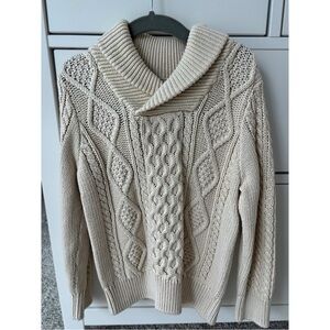 GAP Kids Cream Cable Knit Sweater
